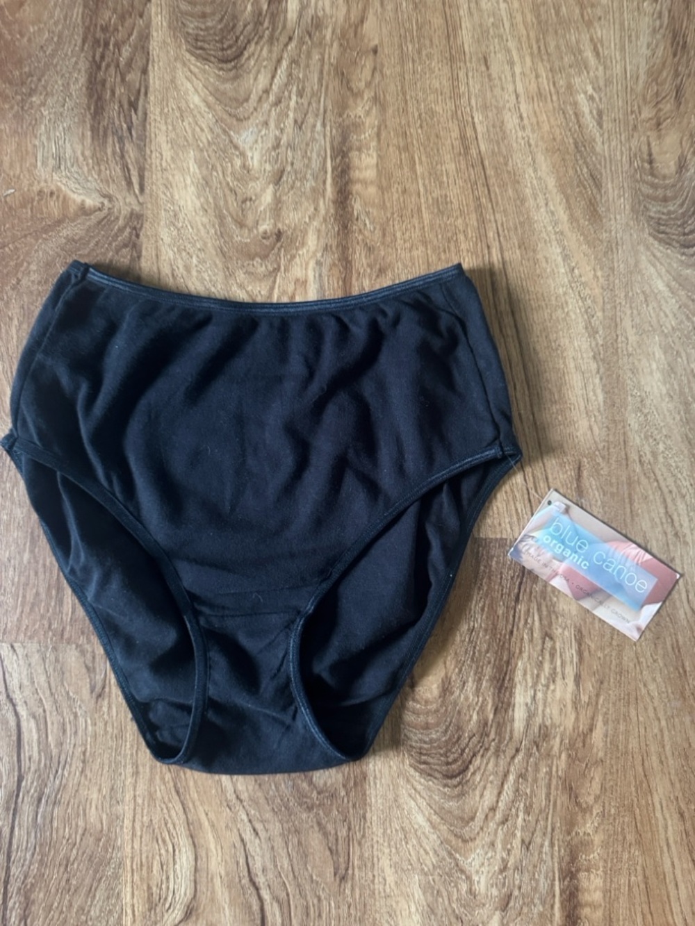 Blue Canoe Organic Cotton Classic Full-Coverage Briefs - Black - Small - NWT